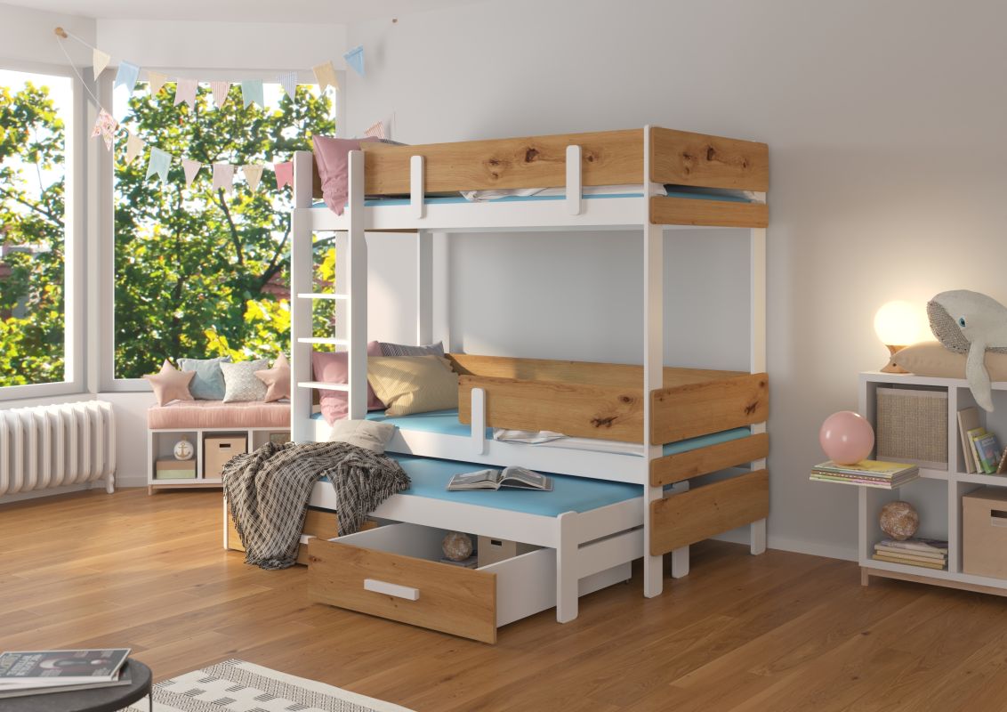 Patrová postel Etapo ideální pro úsporu místa v dětském pokoji