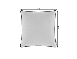 Dekorativní polštář - Bílá - 40x40cm ELTAP