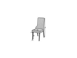 Jídelní židle RODOS 83 - Černá ADRK