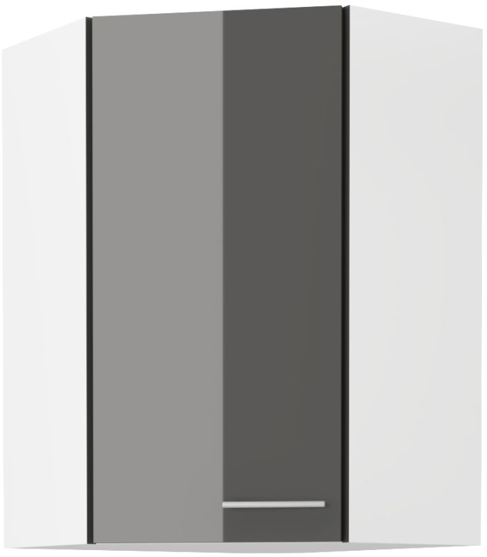 LEMPERT kuchyňská linka LARA - Grey - 60 horní (60x60 GN-90 1F (45°))
