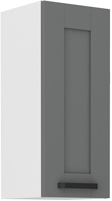 Kuchyňská linka LUNA - Dustgrey / Bílá - 30 horní (30 G-72 1F) LEMPERT
