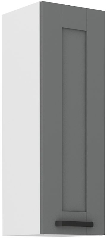 Kuchyňská linka LUNA - Dustgrey / Bílá - 30 horní (30 G-90 1F) LEMPERT