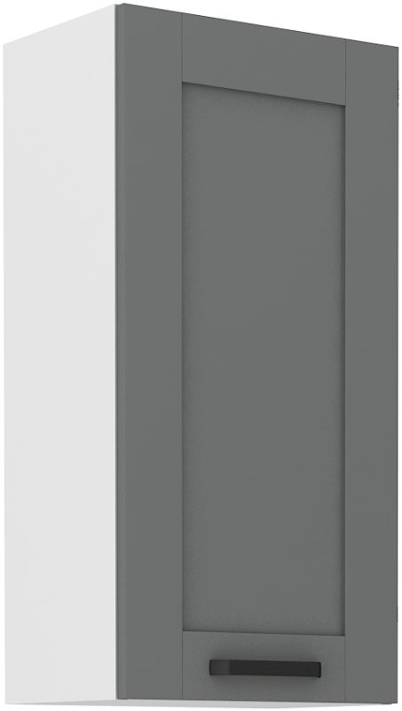 Kuchyňská linka LUNA - Dustgrey / Bílá - 45 horní (45 G-90 1F) LEMPERT