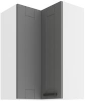 Kuchyňská linka LUNA - Dustgrey / Bílá - 60x60 horní roh (60x60 GN-90 2F (90°))