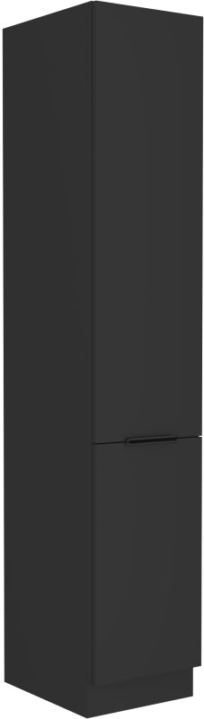 Kuchyňská linka SIENA - Černý mat - 40 potravinová skříň (40 DK-210 2F) LEMPERT