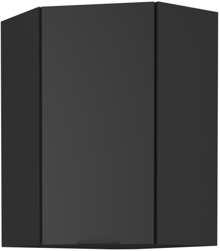 LEMPERT Kuchyňská linka SIENA - Černý mat - 60x60 horní roh (60x60 GN-90 1F (45°))