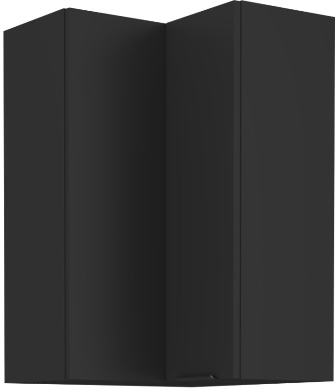 LEMPERT Kuchyňská linka SIENA - Černý mat - 60x60 horní roh (60x60 GN-90 2F (90°))