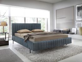 Čalouněná postel PLISSA - Velvetmat 100 - 140x200cm
