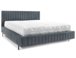 Čalouněná postel PLISSA - Velvetmat 100 - 140x200cm ELTAP