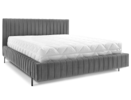 Čalouněná postel PLISSA - Velvetmat 04 - 140x200cm ELTAP