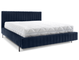 Čalouněná postel PLISSA - Velvetmat 40 - 140x200cm ELTAP