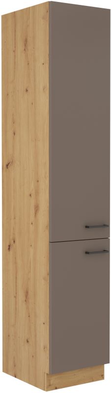Kuchyňská linka BOLONIA - Dub Artisan / Truffle grey - 40 potravinová skříň (40 DK-210 2F) LEMPERT