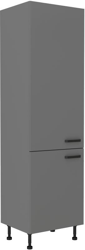 Kuchyňská linka NESSA - Antracyt - 60 lednicová skříň (60 LO-215 2F) LEMPERT