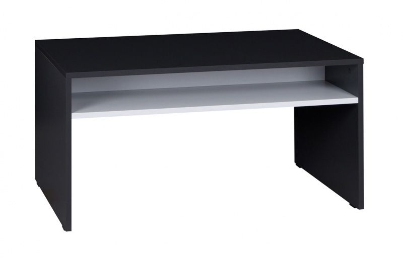 GIBMEBLE Konferenční stolek IWA - Grafit / Bílá - 60cm