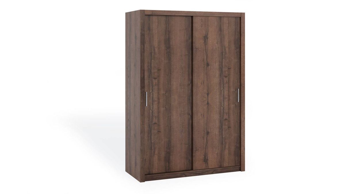 Posuvná šatní skříň BONO - Dub Monaster - 150cm - Bez zrcadla GIBMEBLE