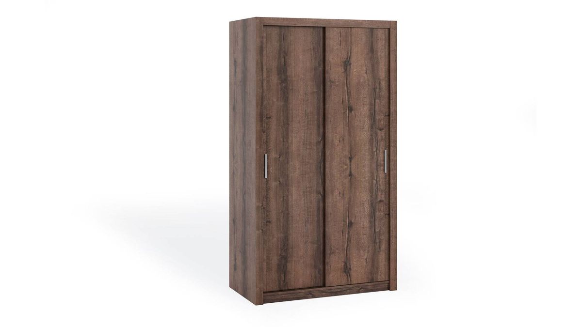Posuvná šatní skříň BONO - Dub Monester - 120cm - Bez zrcadla GIBMEBLE