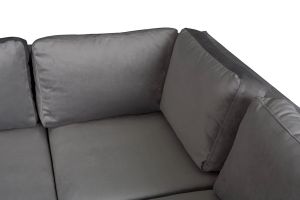 Rohová sedací souprava ORLANDO VELVET - Tiffany 19 - Levý roh GIBMEBLE