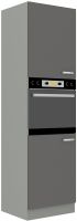 kuchyňská linka GREY - 60 na troubu a mikrovlnku (60 DPM-210 2F)