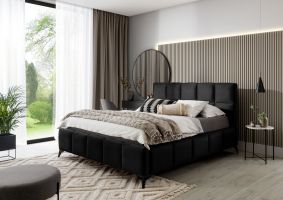 Čalouněná postel MIST - Velvetmat 10 - 160x200cm