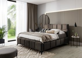 Čalouněná postel MIST - Velvetmat 22 - 160x200cm