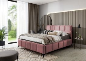 Čalouněná postel MIST - Velvetmat 24 - 160x200cm