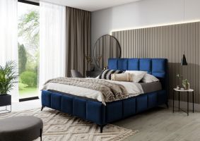 Čalouněná postel MIST - Velvetmat 40 - 140x200cm