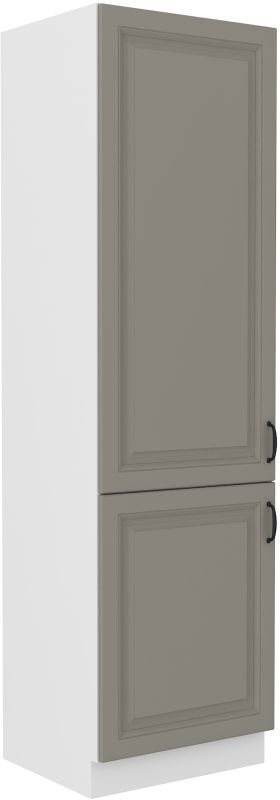 kuchyňská linka STILO - Claygrey MAT / Bílá - 60 lednicová skříň (60 LO-210 2F) LEMPERT