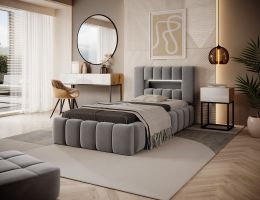 Čalouněná postel LAMICA  - Nube 04 - 90x200cm - Dřevo