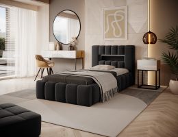 Čalouněná postel LAMICA  - Nube 06 - 90x200cm - Dřevo