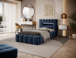 Čalouněná postel LAMICA  - Nube 40 - 90x200cm - Dřevo