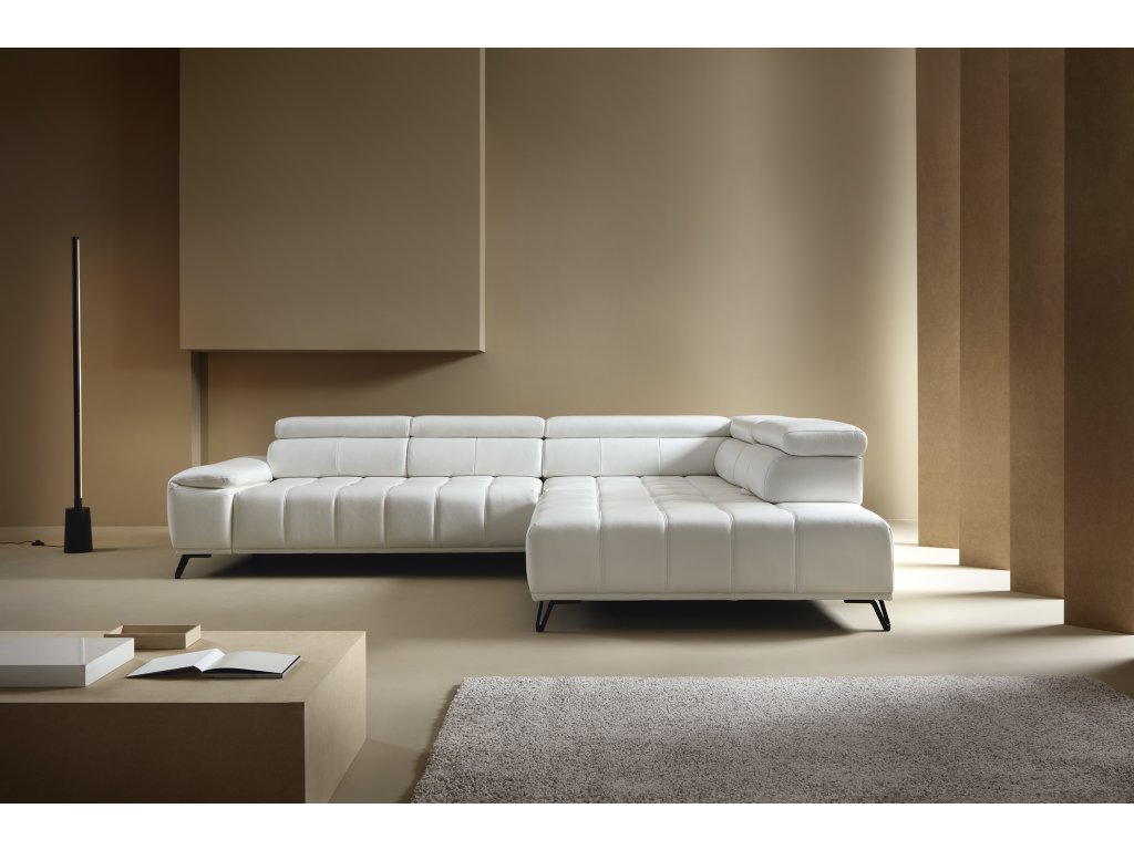 Elegantní rohová sedací souprava PALLADIO L