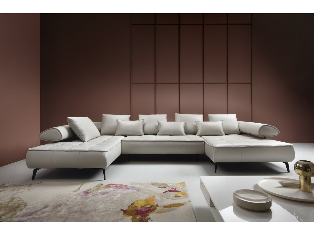 Moderní design rohové sedací soupravy SELEDO XL