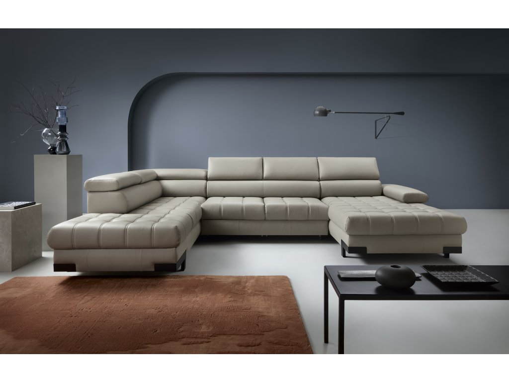 Prostorná rohová sedací souprava Selva XL