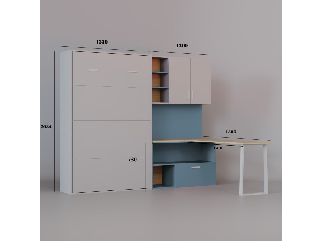 Rozšiřitelná sestava FLEXI BED s možností doplnění