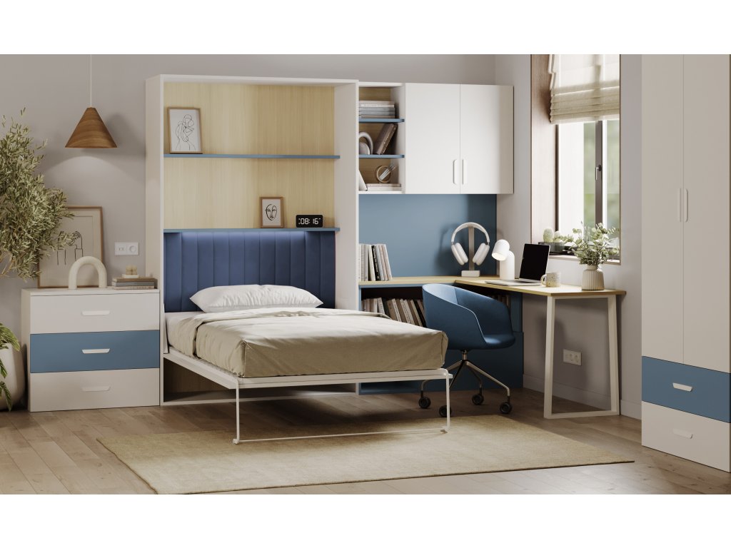 Multifunkční sestava FLEXI BED s postelí a pracovním koutem