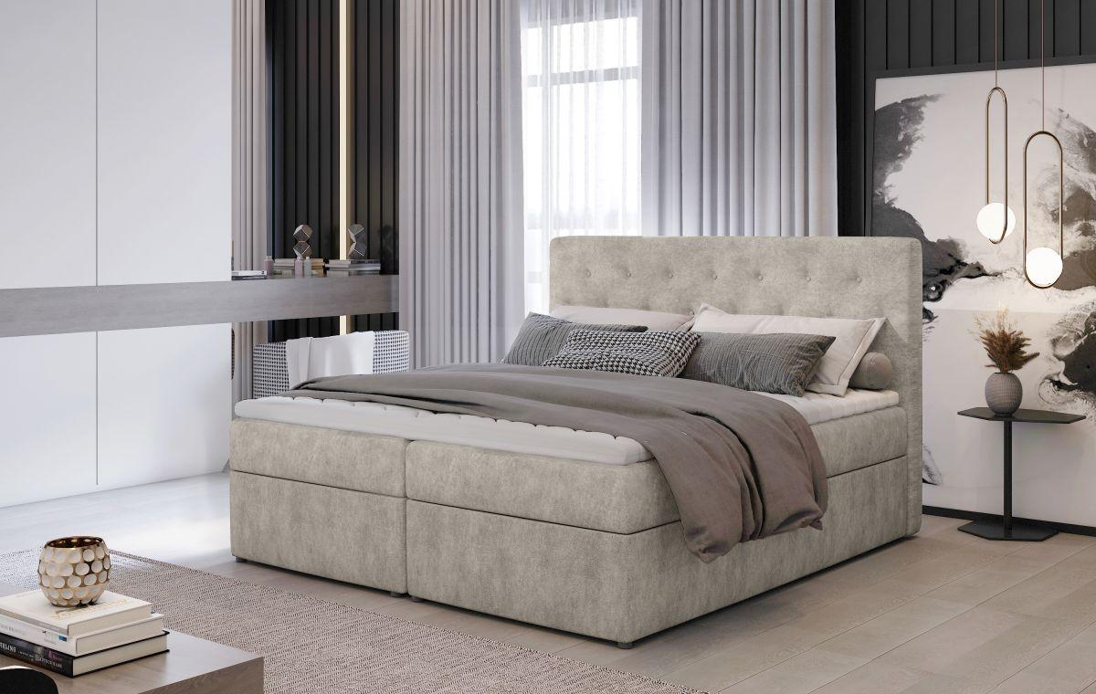 Dvojlůžko boxspring LOREE - elegantní design