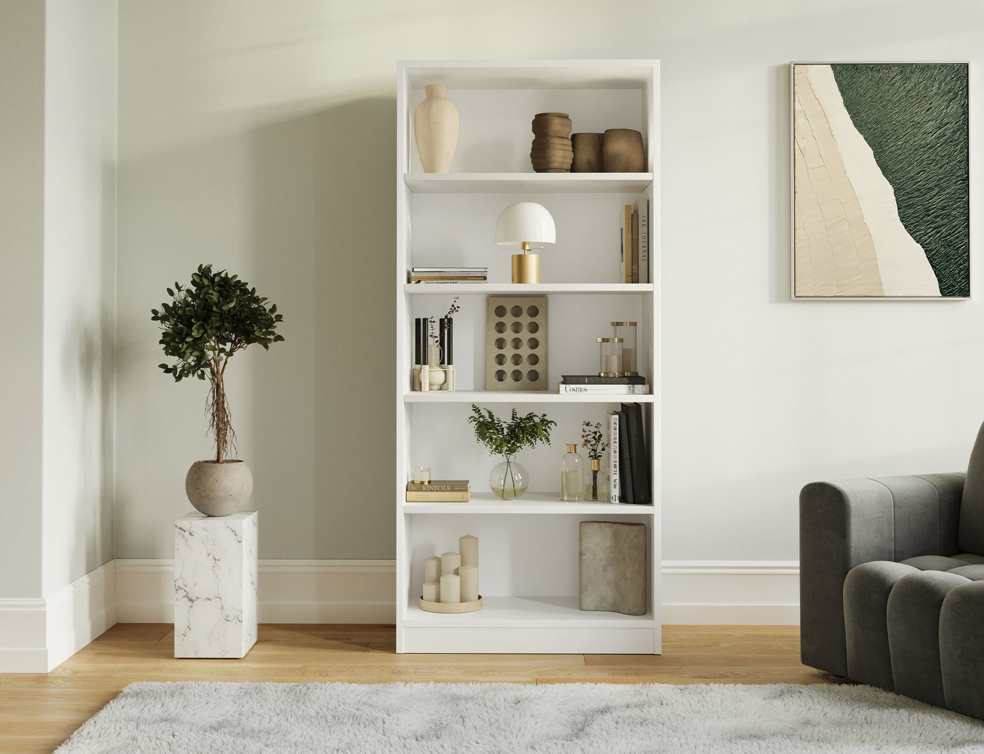 Moderní regál SEILF s elegantním designem
