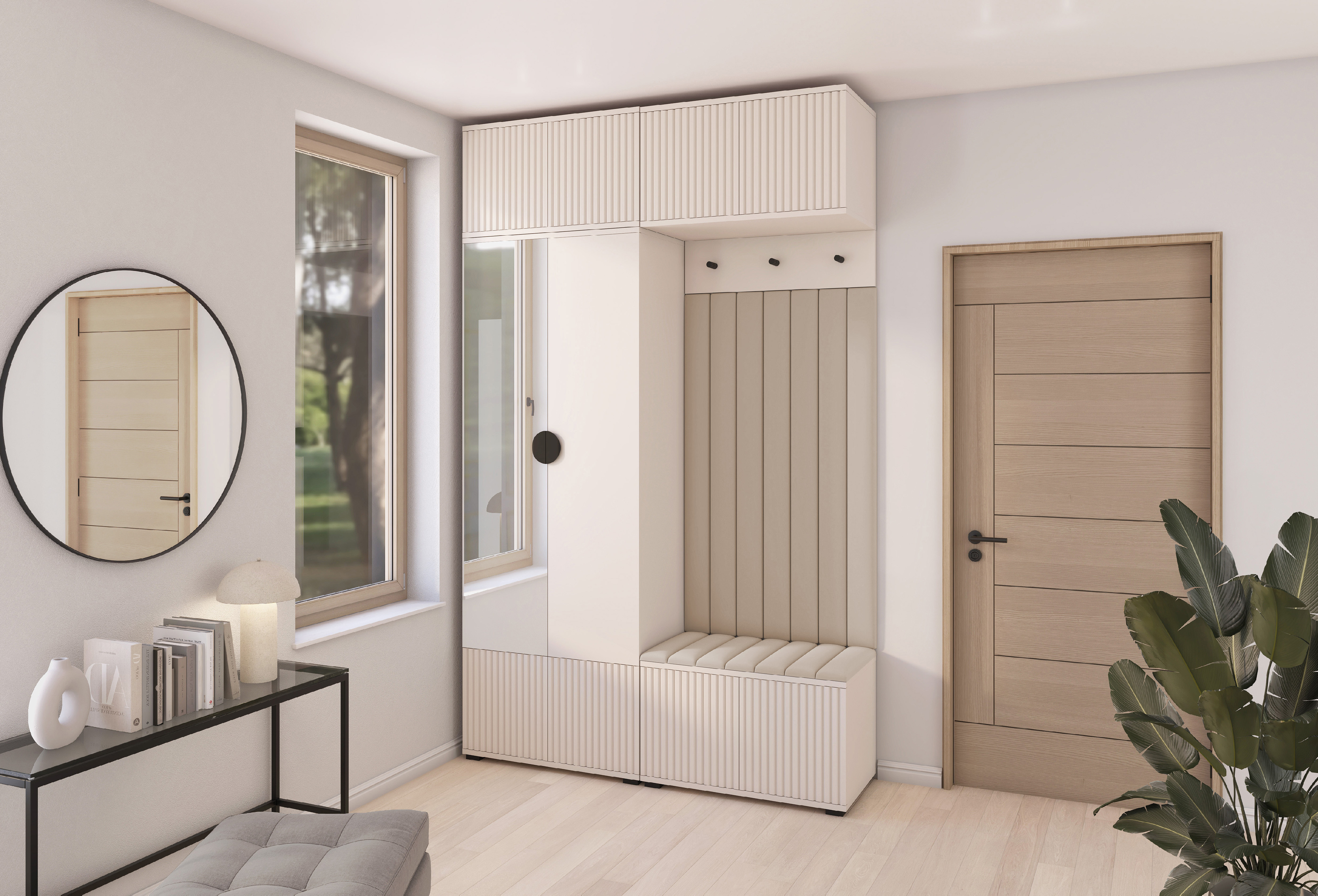 Předsíňová stěna RAYO design a funkčnost